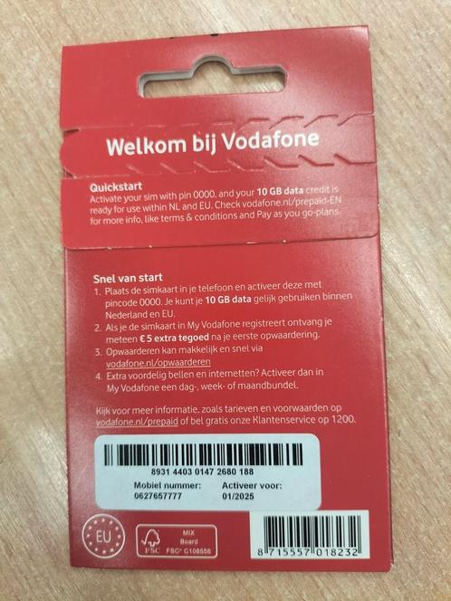 Mooi 06 Nummer Vodafone Prepaid 06-27-65-77-77