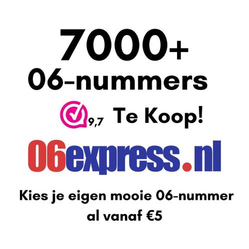 Mooi en makkelijk 06 nummer kopen 06express.nl vanaf 5