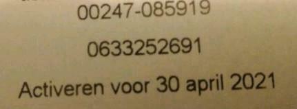 Mooi en makkelijk telefoonnummer 33 25 26 91