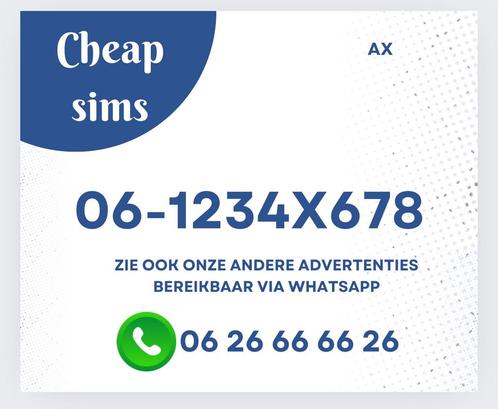 MOOI MAKKELIJK 06 NUMMER PREPAID SIMKAART GRATIS VERZENDEN