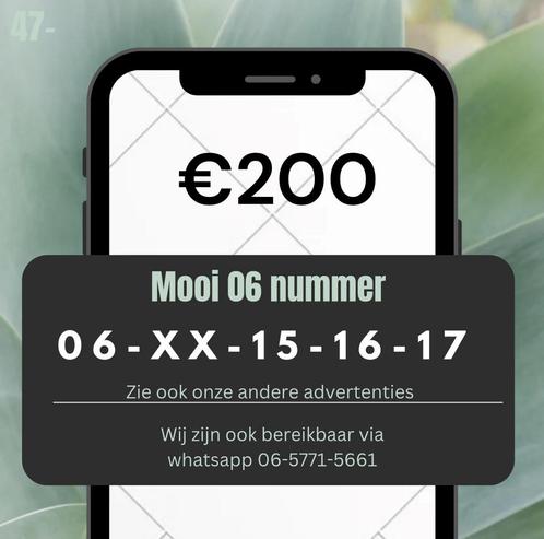 Mooi makkelijk 06 nummer prepaid simkaart GRATIS VERZENDEN