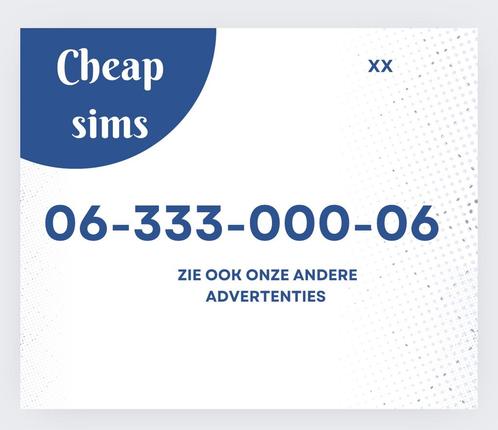 MOOI MAKKELIJK 06 NUMMER PREPAID SIMKAART GRATIS VERZENDEN