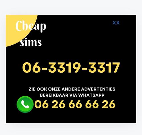 MOOI MAKKELIJK 06 NUMMER PREPAID SIMKAART GRATIS VERZENDEN