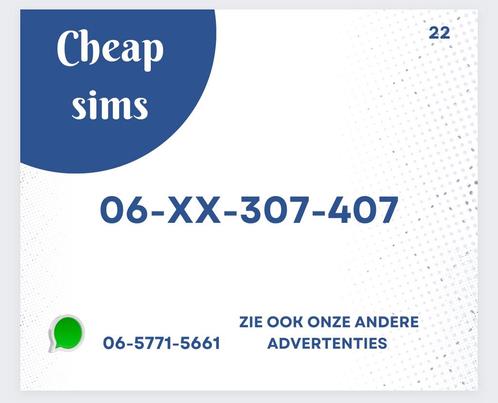 MOOI MAKKELIJK 06 NUMMER PREPAID SIMKAART GRATIS VERZENDEN