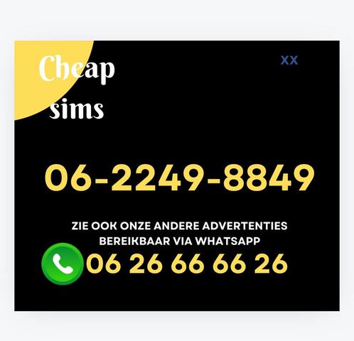 MOOI MAKKELIJK 06 NUMMER PREPAID SIMKAART GRATIS VERZENDEN