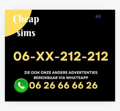 MOOI MAKKELIJK 06 NUMMER PREPAID SIMKAART GRATIS VERZENDEN