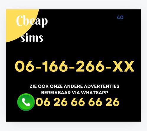 MOOI MAKKELIJK 06 NUMMER PREPAID SIMKAART GRATIS VERZENDEN