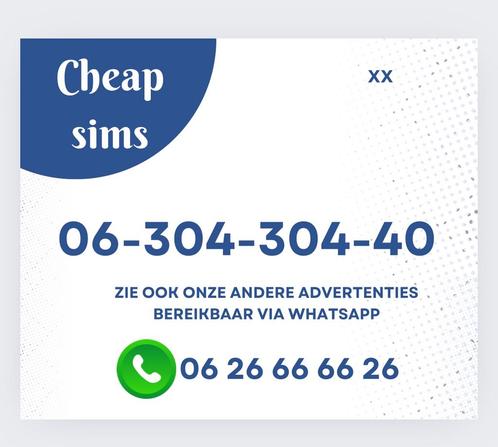 MOOI MAKKELIJK 06 NUMMER PREPAID SIMKAART GRATIS VERZENDEN