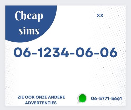 MOOI MAKKELIJK 06 NUMMER PREPAID SIMKAART GRATIS VERZENDEN