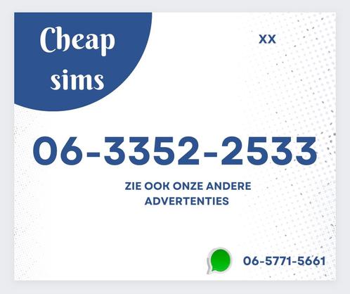 MOOI MAKKELIJK 06 NUMMER PREPAID SIMKAART SPIEGELBEELD