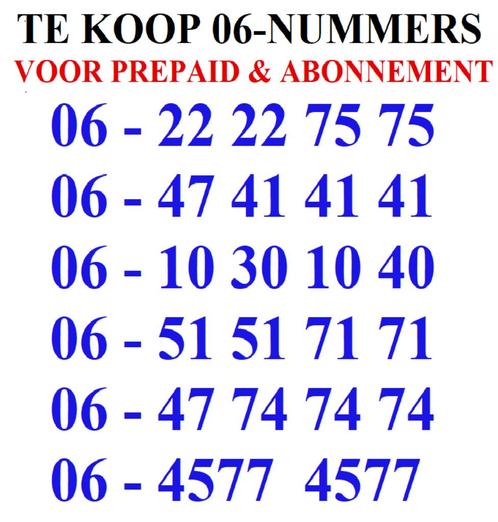 MOOI MAKKELIJK TELEFOONNUMMER TE KOOP