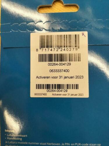 Mooi nr Lebara 06-3-3-3-3-7400 gratis verzending