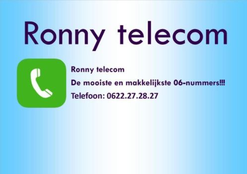 Mooie 06 nummers OPRUIMING 