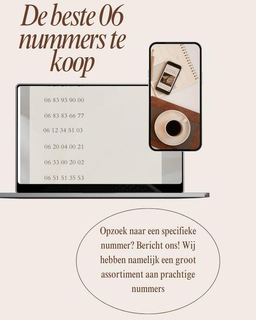 Mooie 06 nummers Zie overzicht ruim 80 nummers