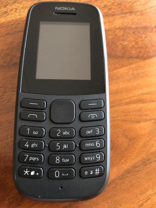 Mooie 2G Nokia 105 dual sim, zwart, inclusief lader
