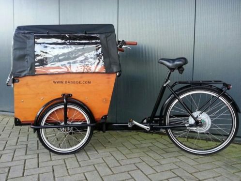 Mooie Babboe Big bakfiets met elektrische trapondersteuning