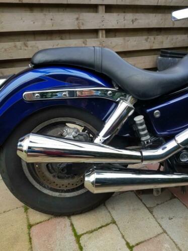 Mooie blauwe Honda VT 1100 Shadow