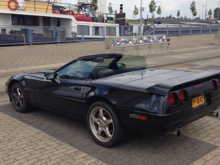 Mooie Chevrolet Corvette 5.7 Convertible AUT U9 1992 Zwart