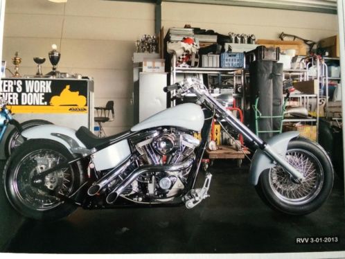 Mooie Custombuild Harley Davidson Softtail Te Koop 