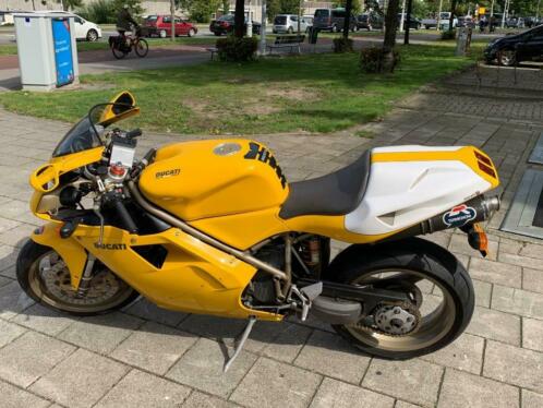 Mooie Ducati 916, Collectors Item Gele Monoposto goed onderh