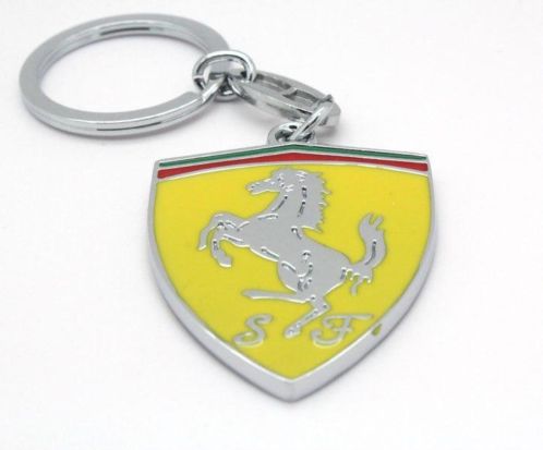 Mooie FERRARI label sleutelhanger