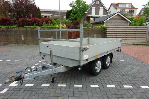 MOOIE GEREMDE HAPERT PLATEAUWAGEN 2000 kg BAKMAAT 160 x 280