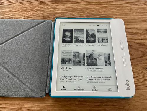 Mooie goedwerkende Kobo Libra e-reader met hoesje. Koopje