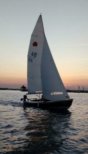 Mooie houten spanker wedstrijduitvoering incl trailer