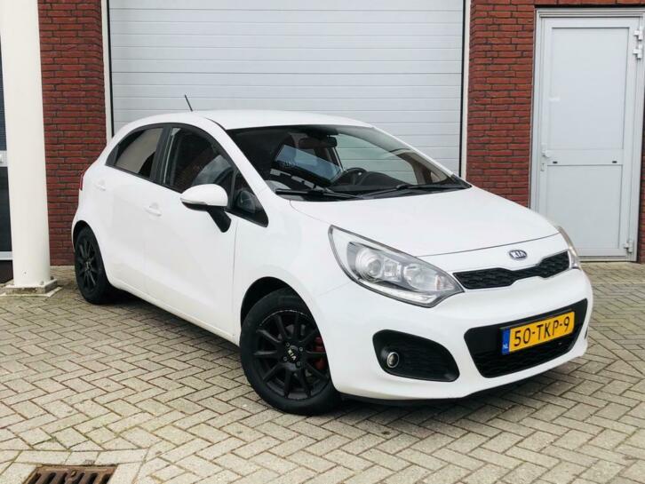 Mooie Kia Rio 1.1 CRDI 2012 5-Deurs WitZwartXenonLEDAC