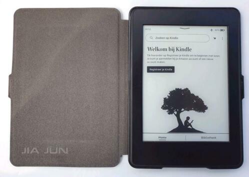Mooie Kindle Paperwhite 7th generation met nieuwe sleepcover