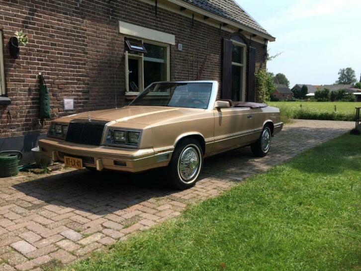 Mooie klassieker Chrysler Le Baron 1983 cabriolet