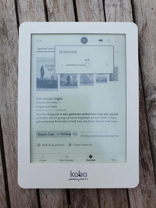 Mooie Kobo Glo ereader met ingebouwde schermverlichting