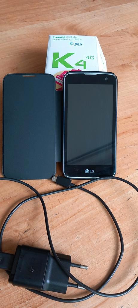 Mooie LG K4 smartphone met oplader en doos, simlockvrij