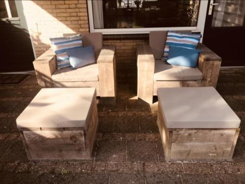 Mooie lounge set van steigerhout