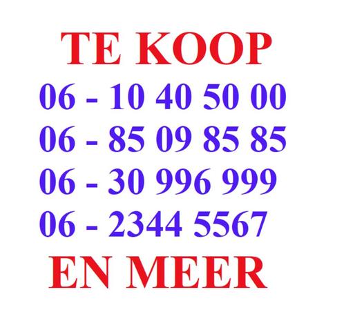 MOOIE MAKKELIJKE 06-NUMMERS TE KOOP