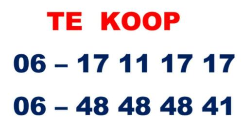 Mooie makkelijke telefoonnummers te koop