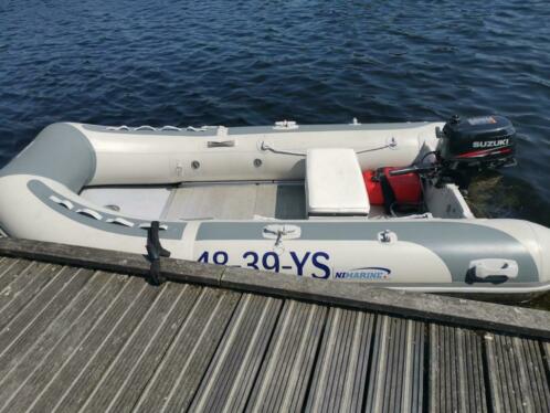Mooie marine rubberboot met een krachtige,goedlopende motor