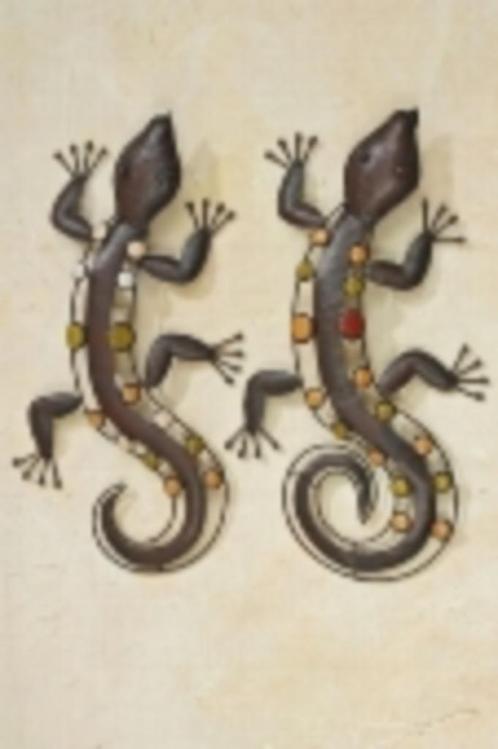 Mooie Muurdecoratie, Wandobject Salamander, Hagedis, Reptiel