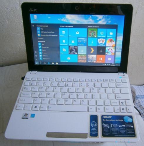 Mooie Nette Asus Eee PC .Windows 10.Office 2010 pro. plus