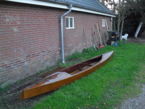 mooie nette houten kano 