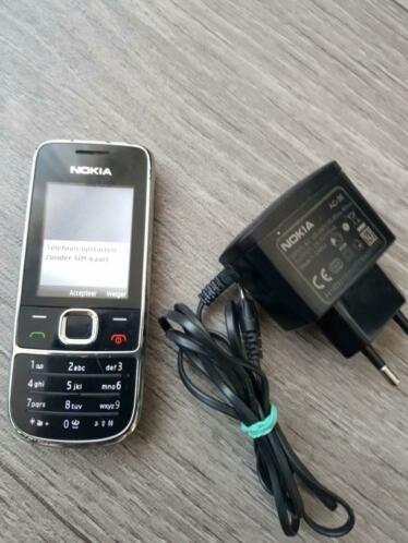 Mooie Nokia simlockvrij met oplader.