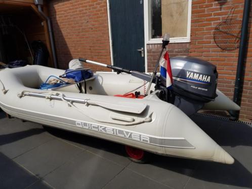 Mooie Quicksilver 340 met Yamaha 9.9 4 takt adv.12-5