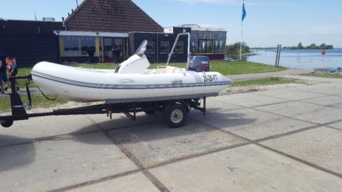 mooie rubberboot incl 30pk Yamaha motor trailer