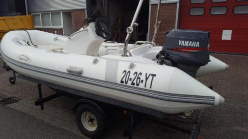 mooie rubberboot RIB incl 30pk Yamaha motor trailer