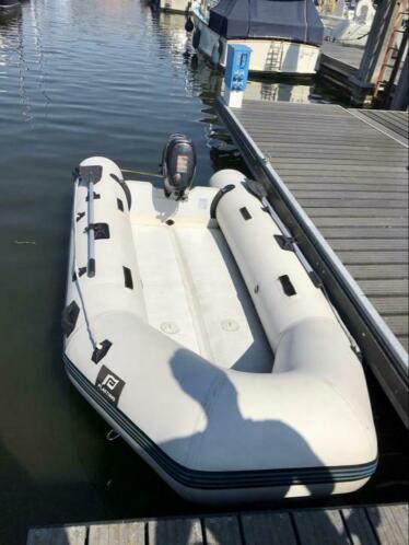 Mooie ruime Plastimo rubberboot met perfecte motor