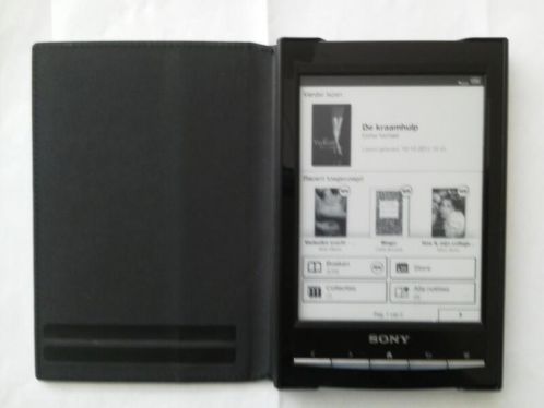 Mooie sony ereader prs t1 met originele sony hoes en boeken