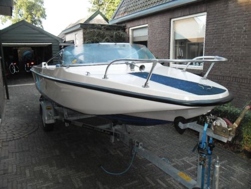 Mooie speedboot, 50 PK Mercury motor