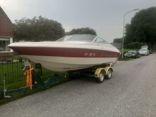 mooie Starcraft 1810 sport 4,3liter mercruiser en trailer