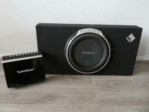 mooie subwoofer monoblock versterker beide rockford fosgate