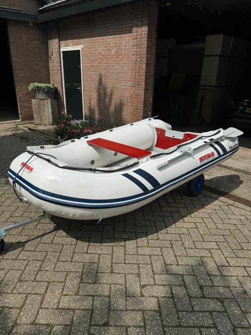 Mooie Suzumar alu rubberbootset met Yamaha 6pk kortstaart